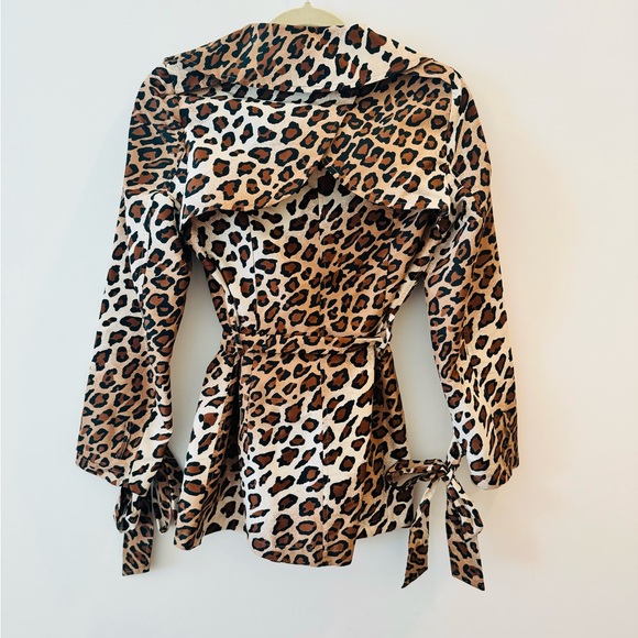 BLUGIRL Leopard Print Trench - Picture 2 of 2